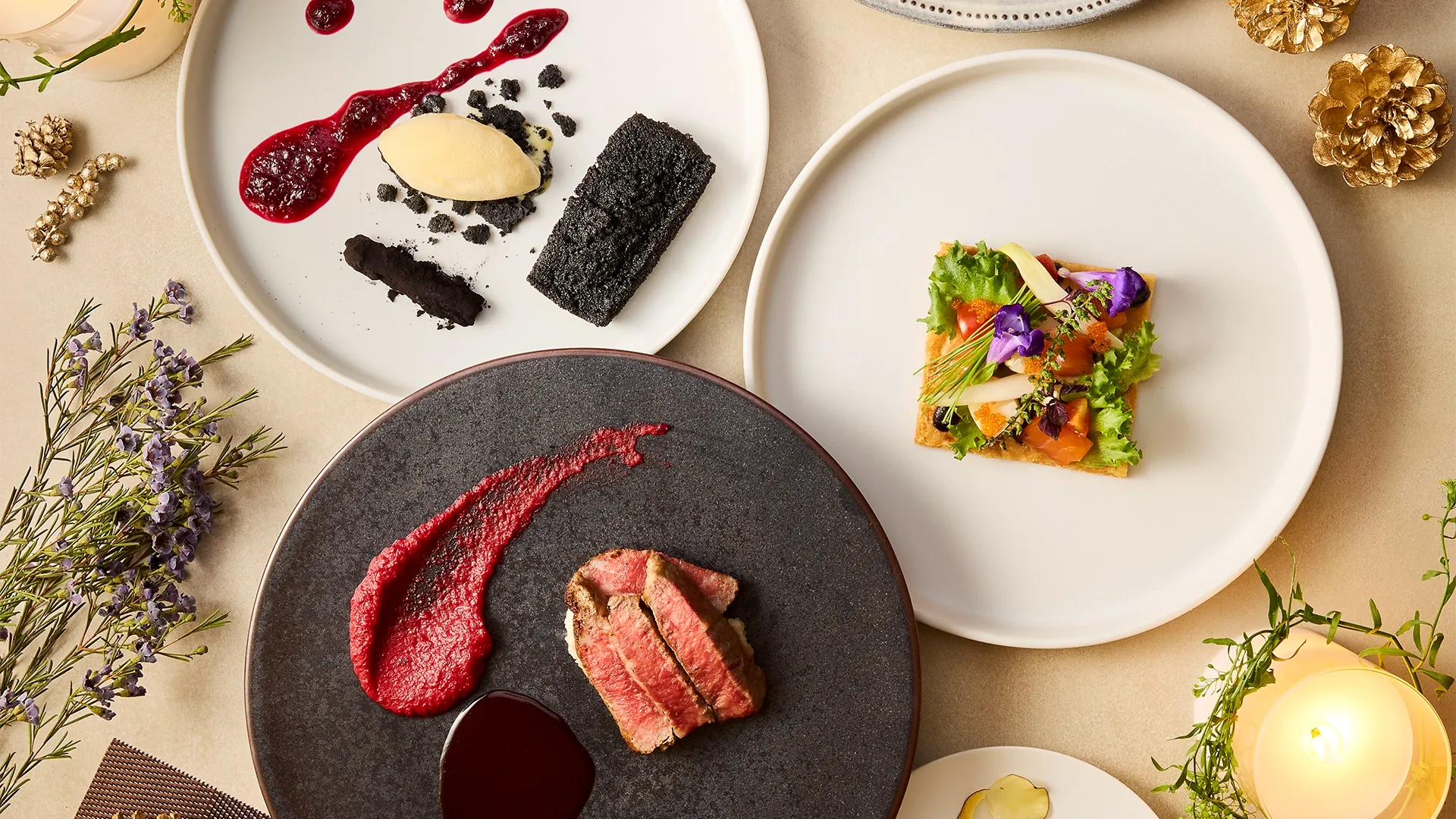 小岩井農場TOKYOクリスマスコースの斜俯瞰画像